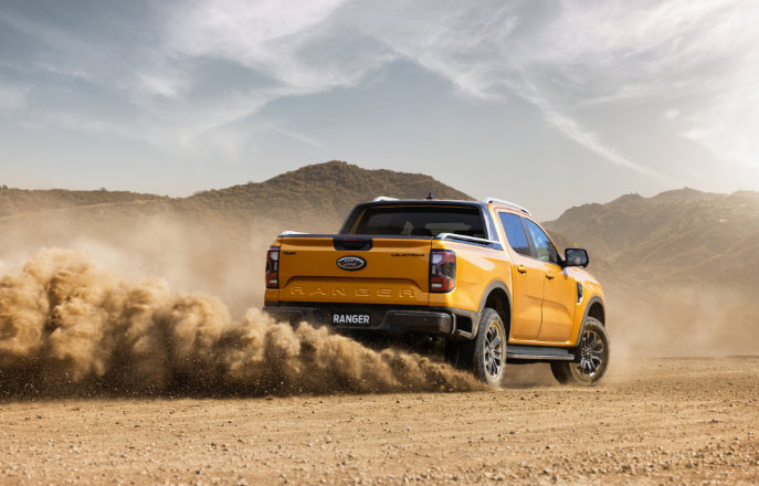 Next Generation Ford Ranger desert dust